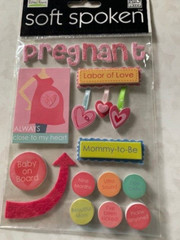 SOFT SPOKEN ME & MY BIG IDEAS 3D STICKERS ELLEN PREGNANT