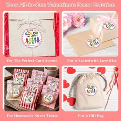 60 Delightful Valentine’s Day Stickers for Kids – Perfect Classroom Party Favors