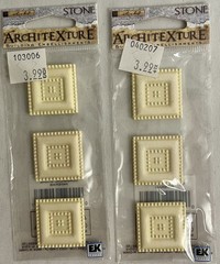 Bundle – 6 NEW Stickopotamus Architexture Stone Building Embellishments Art