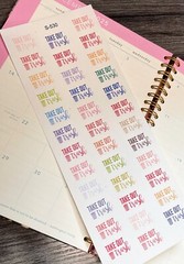 Trash Day, Recycle Bin, Recycling :Handmake Erin Condren Planner Sticker