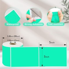 3 x 5 inch Home Moving Box Labels for Storage Bins 300pcs Colored Blank Label…
