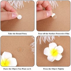 Versatile 10mm Double-Sided Putty Stickers – Waterproof Adhesive for Crafts
