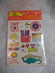 American Greetings Forget Me Not Stickers 8 Sheets Vintage