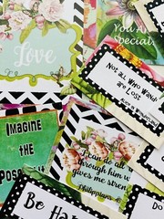 Words & Quotes for Scrapbook Pages Junk Journals Greeting Card 30 Quotes Kit #2W