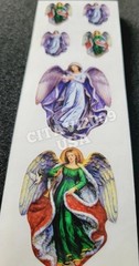 PAPER HOUSE STICKERS * ANGELS * RELIGIOUS * StickyPix 1 SHEET VINTAGE RARE Ver#3