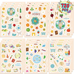 Passover Stickers for Kids 720PCS Labels for Envelopes, Cards, and Decorations