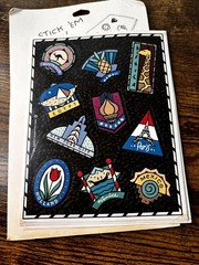 Vintage 1990’s Stickers Lot-Hallmark Stickers-Sports Countries Cities USA -READ