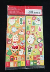 Assorted Christmas Stickers, 3 Hallmark Stickeroni, 2 Walmart Holiday Time
