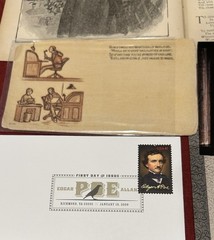 Vintage Book Lovers Junk Journal-book pages & cutout playing cards stamps & more
