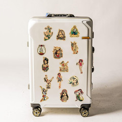 100pcs Vintage Stickers Retro Girl Sailor Sticker Pack for Adults Old School S