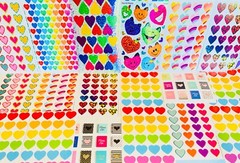 729+ Theme STICKERS! Animals Hearts Stars Rainbows Unicorns Princess Superheroes