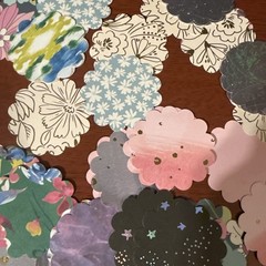 SCALLOPED CIRCLE DIE CUT PUNCHED For Crafting ￼
