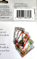 K&Company Que Sera Sera Acetate Frames Glitter Scrapbooking Junk Journal 2012 NO