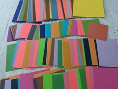 Large Lot Scrapbooking Square And Rectangle Embellishment Papers