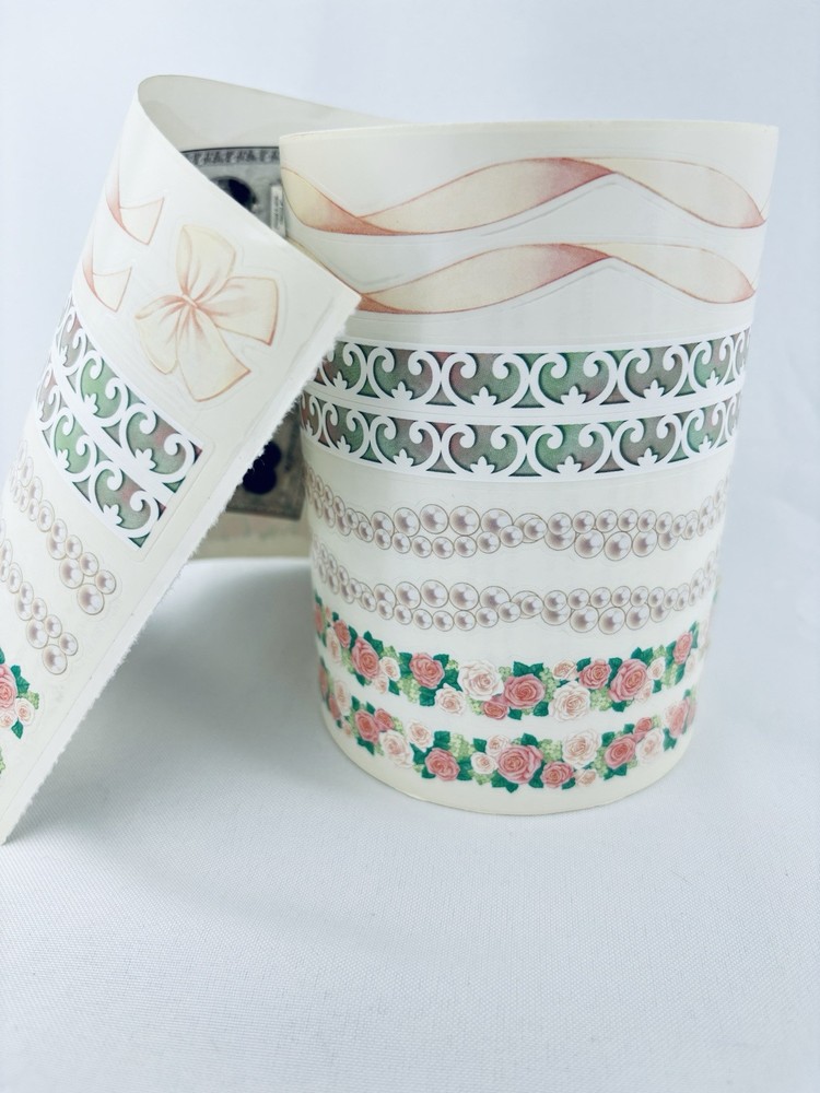 Vintage Sandy Lion Sticker Roll Wedding Border Scrapbooking Sandylion Craft