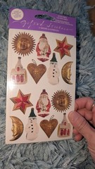 Vintage Gifted Line Stickers John Grossman Lot Christmas Victorian Lot 12 Packs