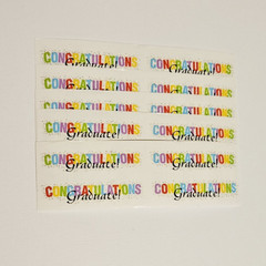 Mrs. Grossman’s Stickers Lot of 5 Strips ~Congratulations Graduate RF~2004 AS IS