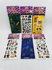 Vintage Gibson Stickety Doo Da Removeable Stickers Lot 6 New 1997
