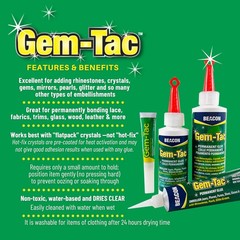 BEACON Gem-Tac Premium Quality Adhesive for Securely Bonding Rhinestones and …