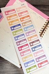 Exercise, Health, Healthy , Fitness:Handmake Erin Condren Planner Sticker