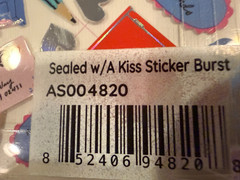 PIPSTICKS STICKER BURST – SEALED with a KISS _NEW – 400+ STICKERS