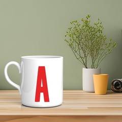 3 inch 12 Sheets Alphabet Stickers, Red Self Adhesive Vinyl 3 Inch,