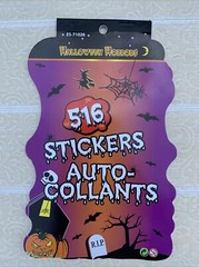 NOS Halloween Sticker Book – 516 PCs. Foil & Matte.
