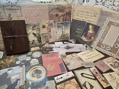 Storyteller Junk Journal Kit Paper Stickers Tags Book Books Stories Reading Read