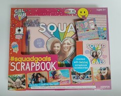 GIRL’S SCRAPBOOK KIT WITH ACCESSORIES! SQUAD GOALS, GIRL POWER FOR AGS 6+ NEW!