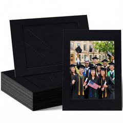 200 Pcs Bulk 4×6 Paper Picture Frames Black Cardboard Easel Stand DIY Craft Art