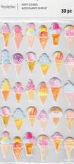 Ice Cream Cones, 3D scrapbook stickers, 4×7″ – Recollections #665050