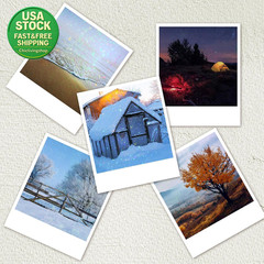 Holographic Sticker Paper Transparent A4 Vinyl 90 Sheets Self Adhesive