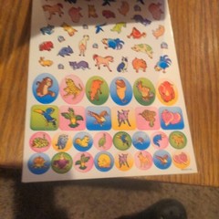 2 – 380 Vintage Twin Seven Sicker Game Books – FARMYARD & THE GREAT DINOSAURS