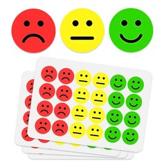 1000 PCS Smiley Face Stickers 1 Inch – Happy, Sad & Mood Emoji Stickers for…