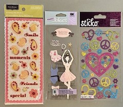 Lot: MAMBI Princess Scrapbook Kit Stickers Clear Stamp! Jolee’s Boutique, Sticko