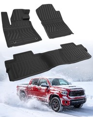 Floor Mats for Toyota Tundra: 2014-2021 (Only for CrewMax Cab), Car Accessori…