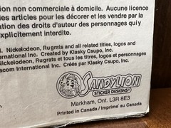 2000 Vintage Rugrats Stickers New Sealed Nickelodeon 2 sheets SANDYLION Viacom