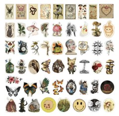 250pcs Scrapbooking Set Stickers Page Corner Design Stamps Vintage Stationery