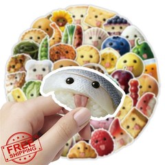 Flurendo 55Pcs Cookie Stickers Colourful-E4