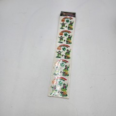 NEW VTG ST PATRICKS DAY SandyLion holographic stickers Leprechaun Prismatic