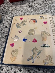 Vintage 1980s Sticker Book Album Lisa Frank Gremlins Scratch N Sniff And More