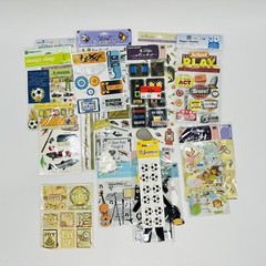 Lot Of 35+ Scrapbook Jolee’s + Jubilee + Other Hobbies Fishing Music Occupation