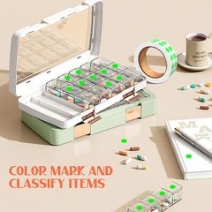 1000 Pcs 1/4 Inch Fluorescent Green Dot Stickers Garage Sale Price Stickers