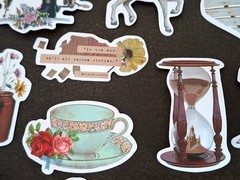 100 Pc Vintage Retro Cottagecore Stickers Colorful New