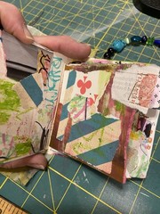Unique Handmade Ephemera, Scrapbook,Junk Journal,tag,embellishment Mixed Media