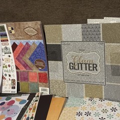 HUGE 12×12 SCRAPBOOK PAPER LOT~200 Shts.~Mixed Themes~NEW