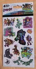 SCOOBY-DOO HALLOWEEN 54 STICKERS (4 Sheets) Multiple Designs NEW! Free Shipping!
