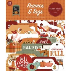 Crafts CB Frames Tags Welcome Fall Vintage Truck Pumpkins Cart Flowers My Season