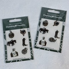 Lot 2 The Card Connection Charming Thoughts WESTERN THEME Metal Embellishments