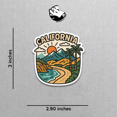 California Magnet | Travel Magnet | Fridge Magnet (CA01)